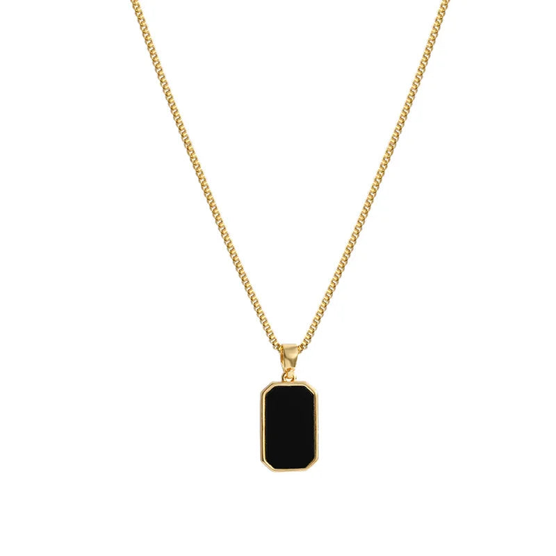 Minimalist Rectangular Necklace