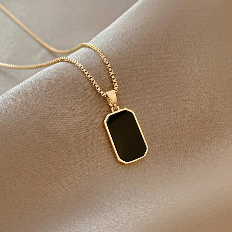 Minimalist Rectangular Necklace
