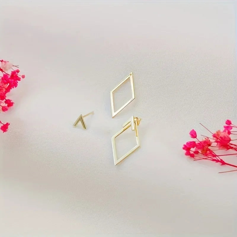 Retro Geometric Earrings
