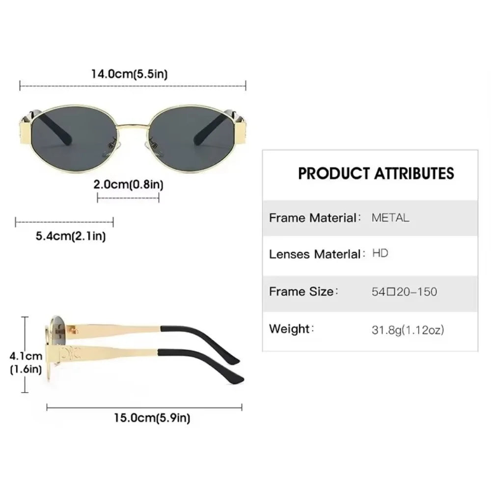 Luxury Metal Sunglasses