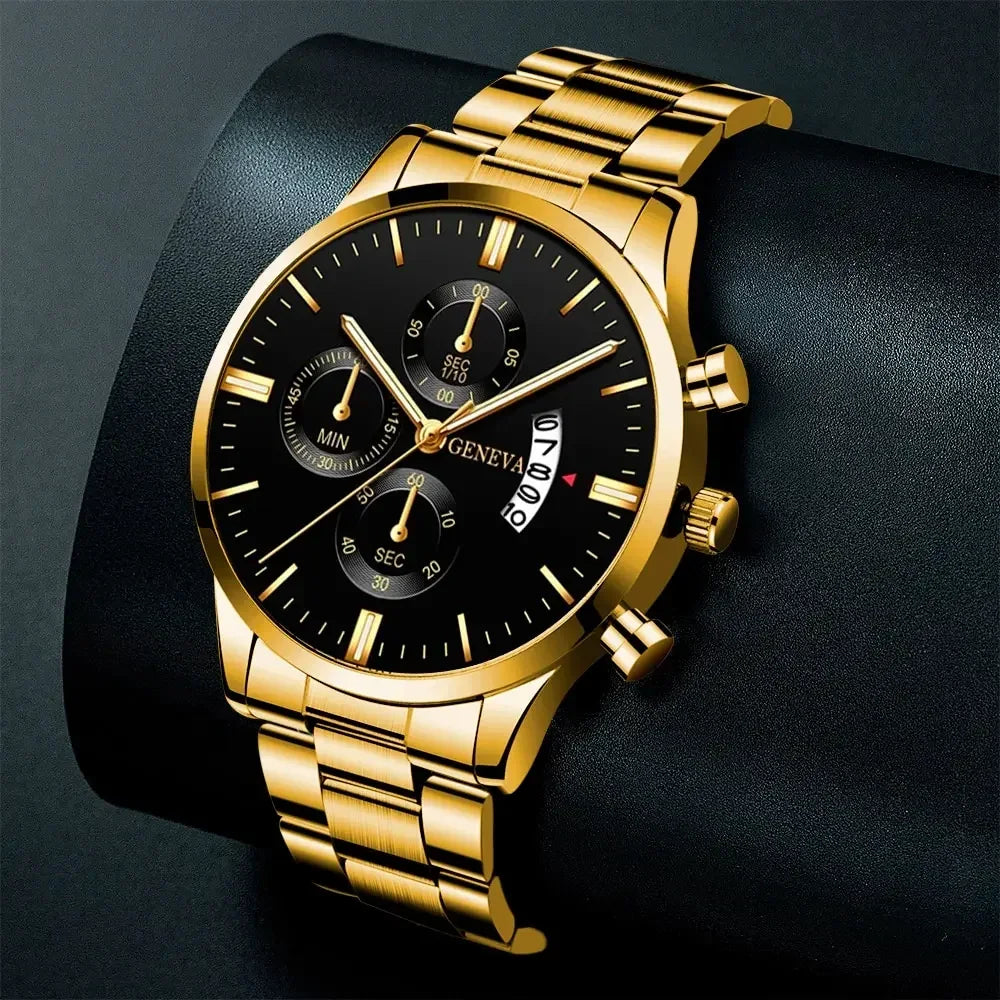 Gold Stainless Watch