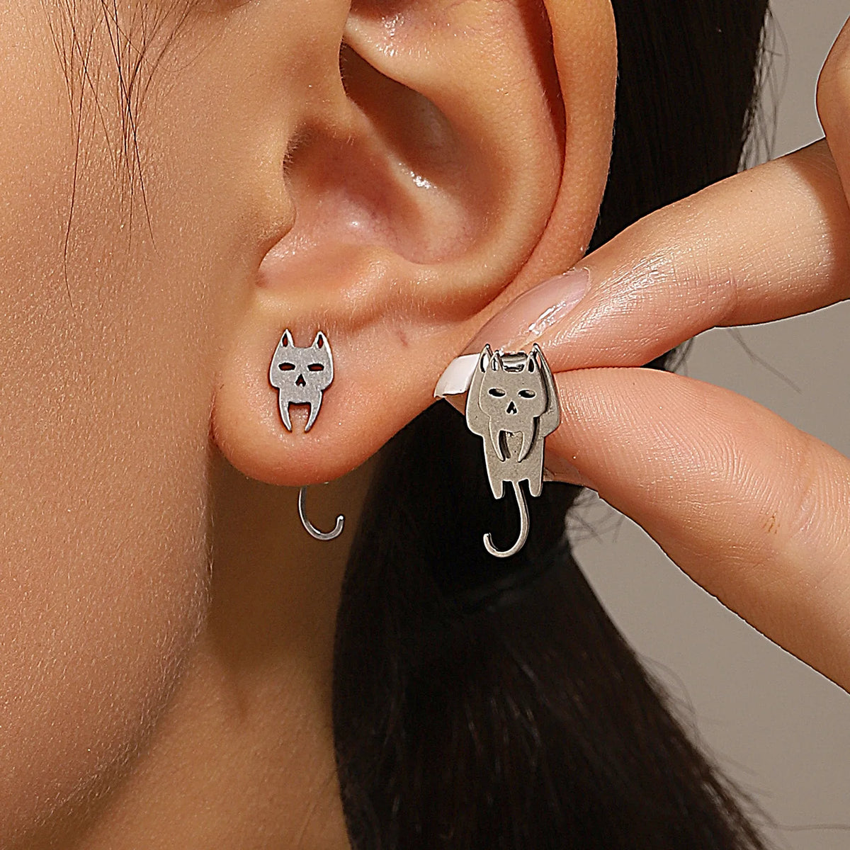 Retro Geometric Earrings