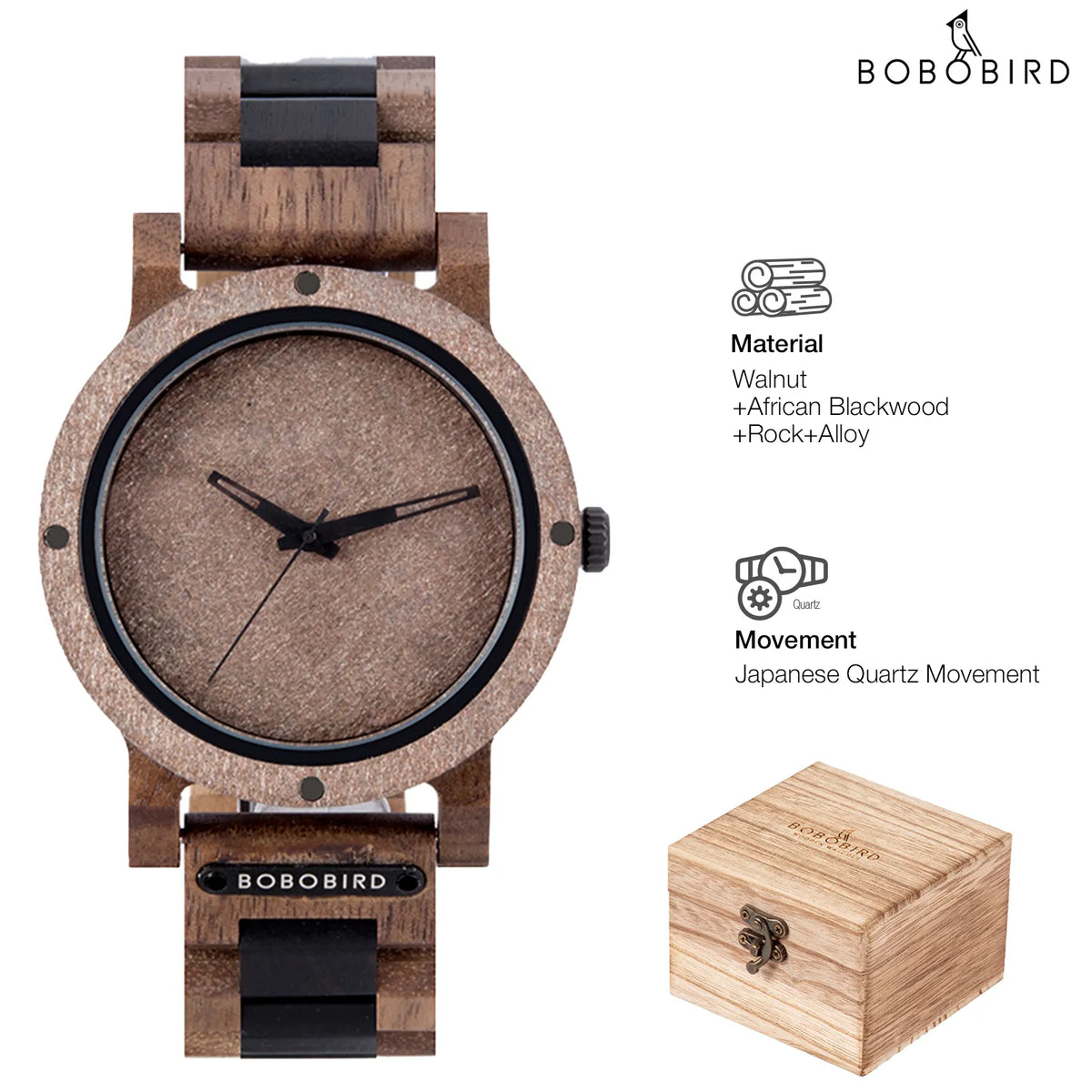 Retro Wood Watch