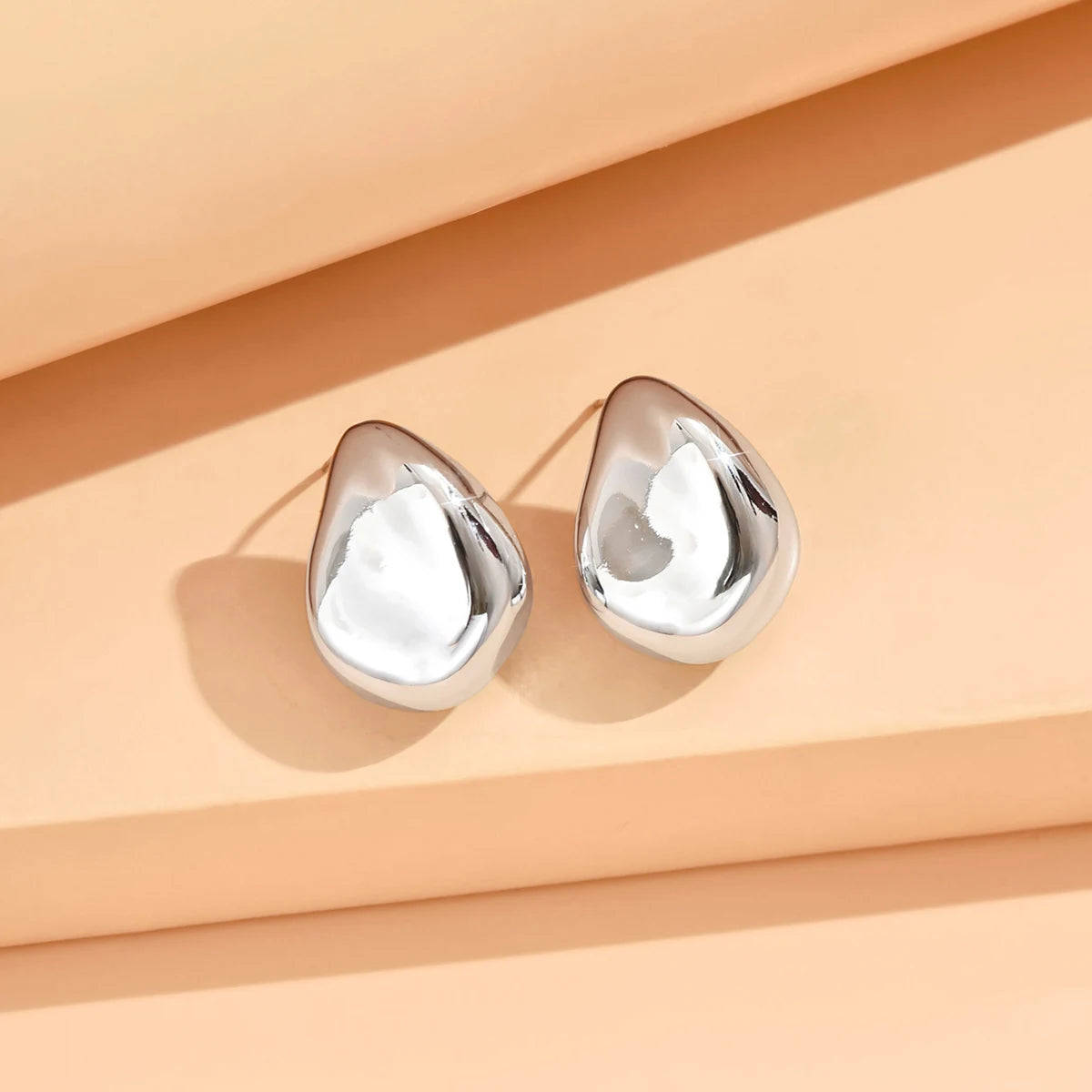 Geometric Metallic Earrings