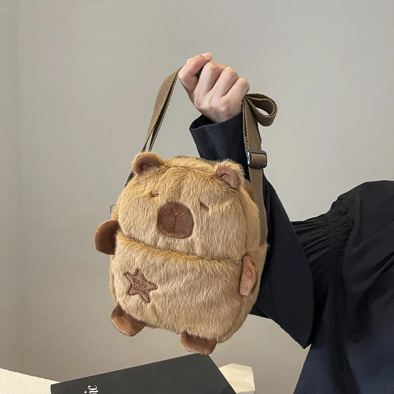 Capybara Plush Backpack