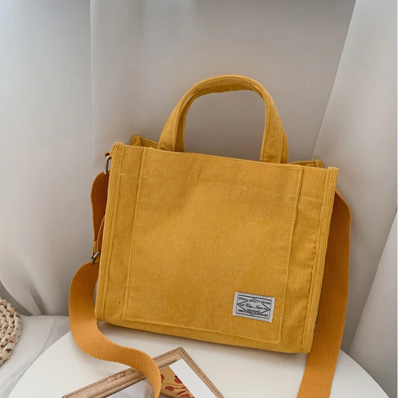 Corduroy Shoulder Bag