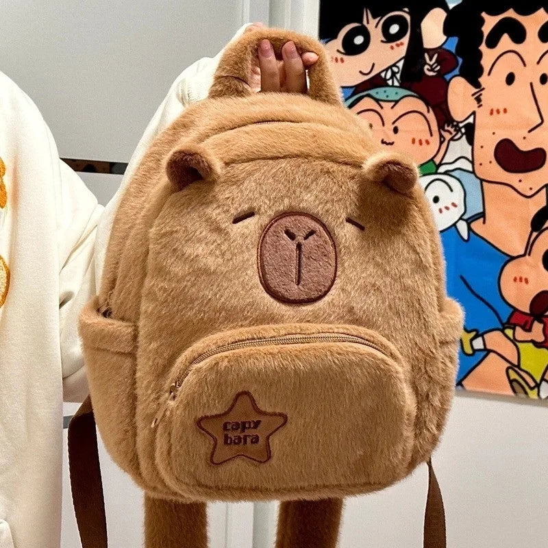 Capybara Plush Backpack
