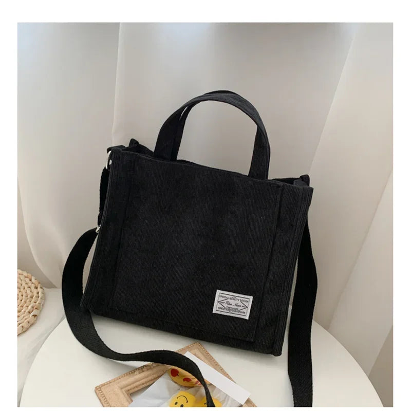 Corduroy Shoulder Bag