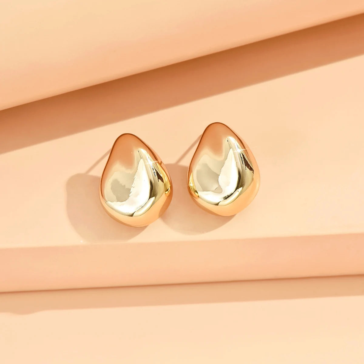 Geometric Metallic Earrings
