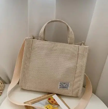 Corduroy Shoulder Bag
