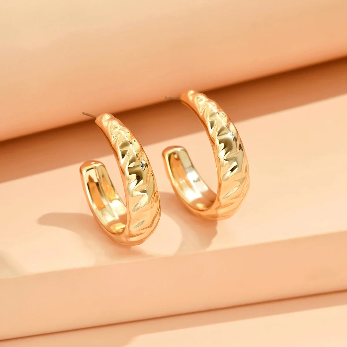 Geometric Metallic Earrings
