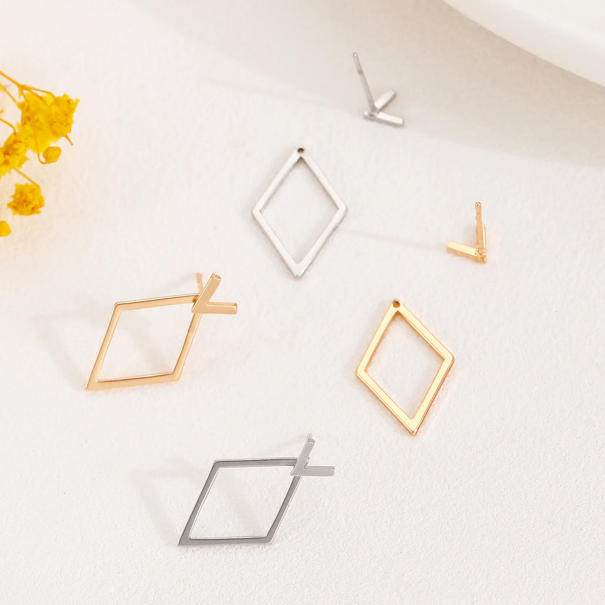 Retro Geometric Earrings