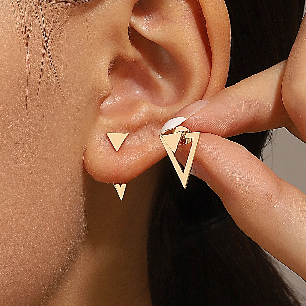 Retro Geometric Earrings