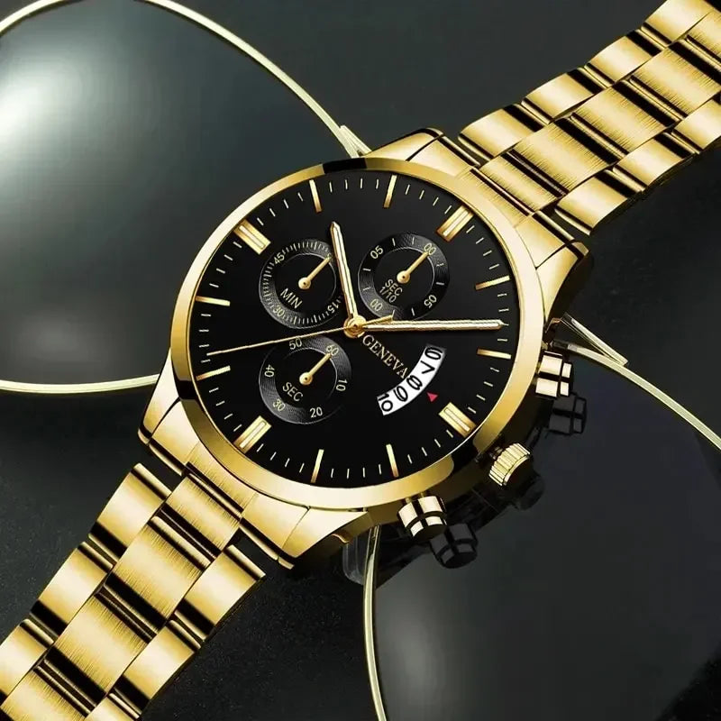 Gold Stainless Watch