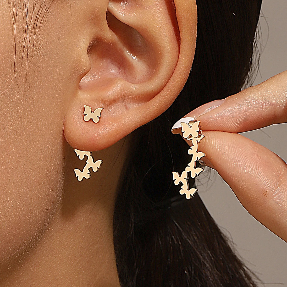Retro Geometric Earrings