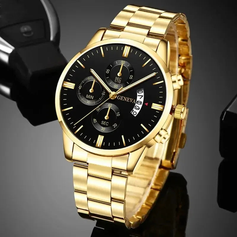 Gold Stainless Watch