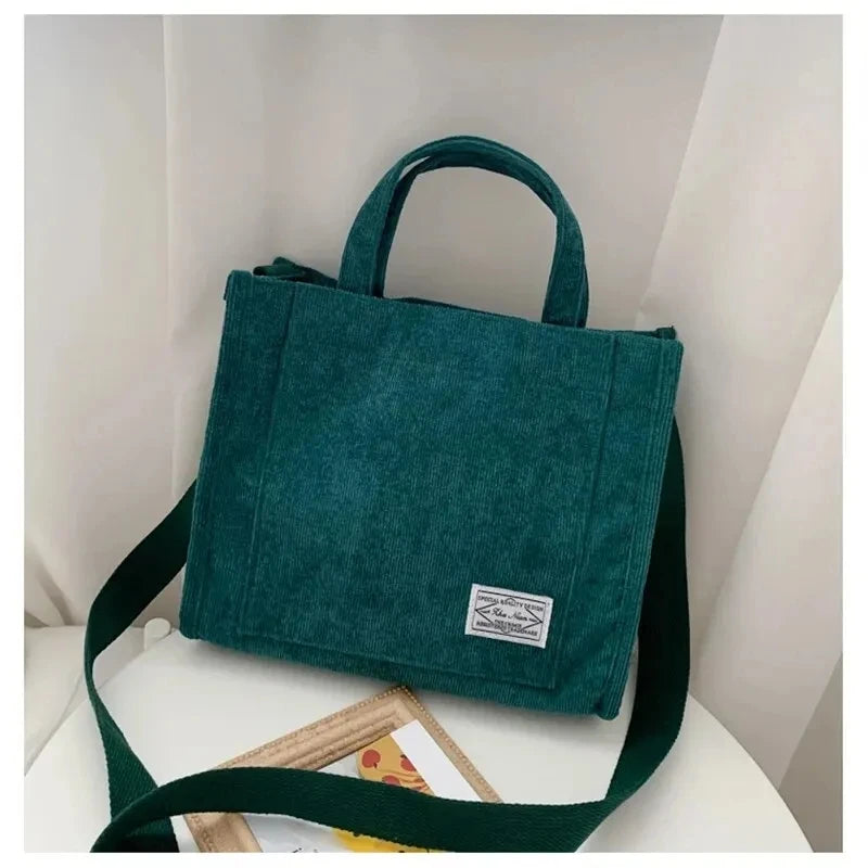 Corduroy Shoulder Bag
