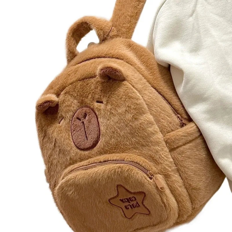 Capybara Plush Backpack