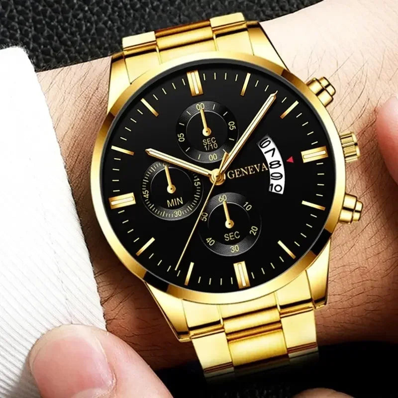 Gold Stainless Watch