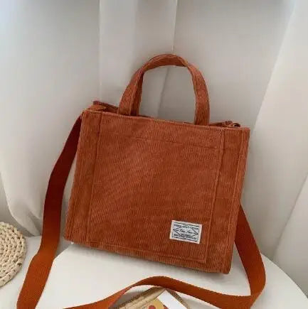 Corduroy Shoulder Bag